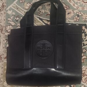 Tory Burch Beautiful Big ELLA Tote Bag, 12 X 15 X 5 1/2",  BLACK